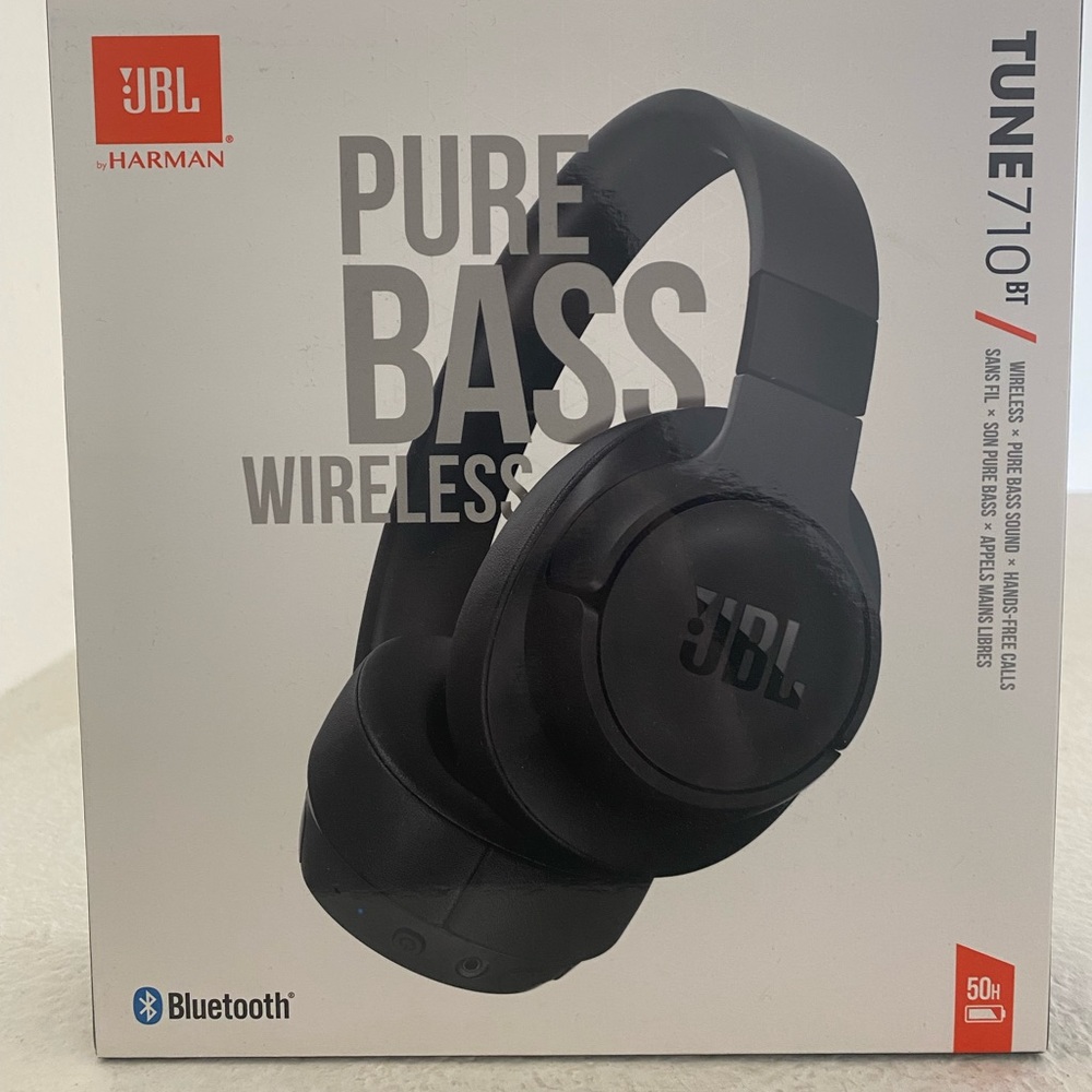 JBL Tune 710BT Noise cancelling Wireless Over-Ear-Bluetooth Headset - Picture 7 of 9